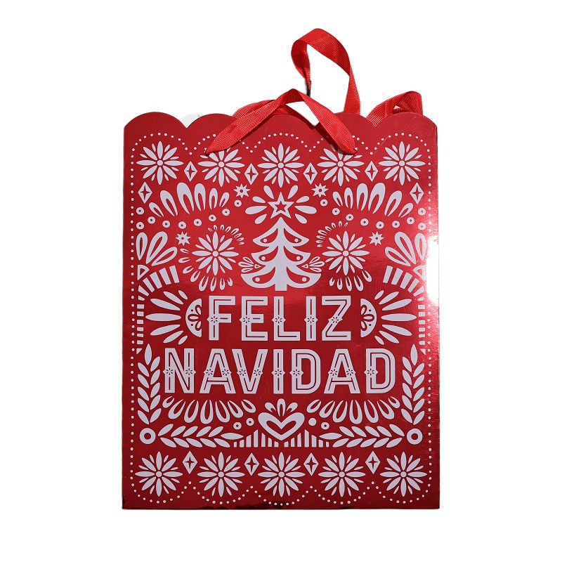 Classic Christmas Greeting Paper Gift Bags high quality