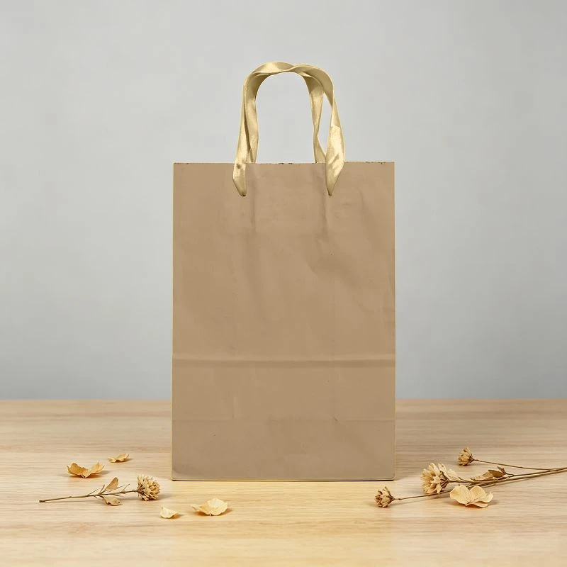 Classic Solid Color Paper Gift Bags factory