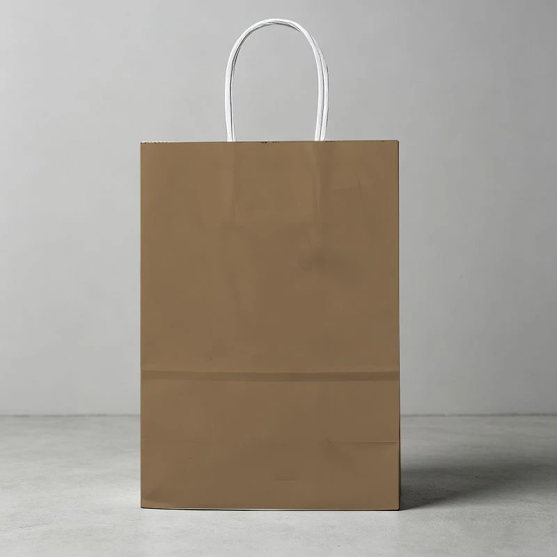 Classic Solid Color Paper Gift Bags high quality