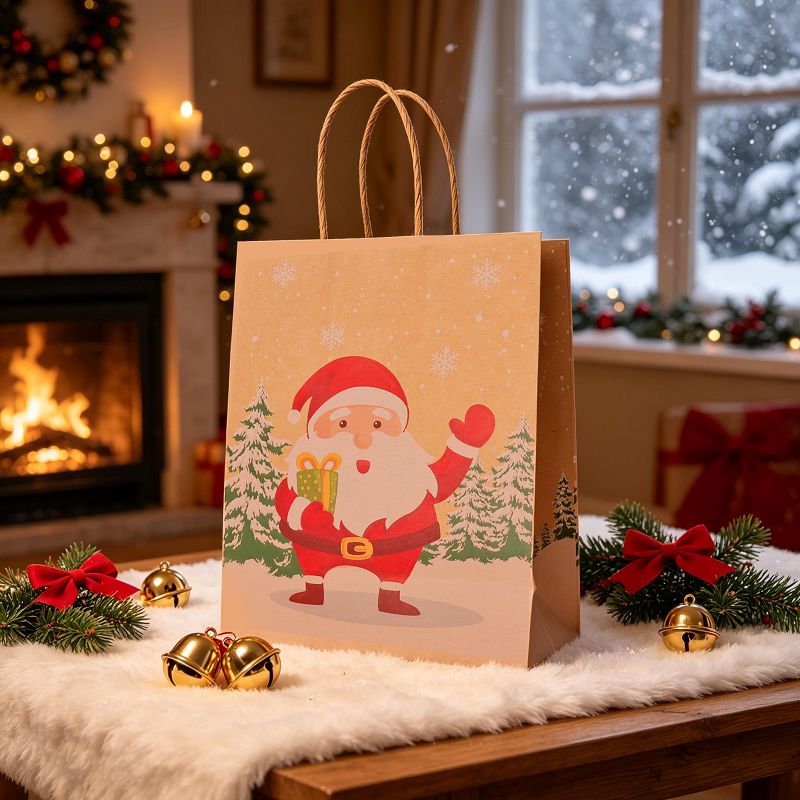 Cute Christmas Character Paper Gift Bags best