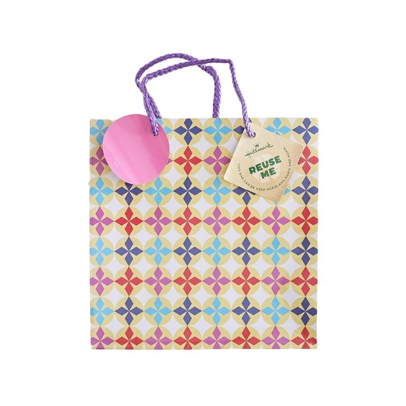 Classic Plaid & Ribbon Decorative Paper Gift Bags high quality