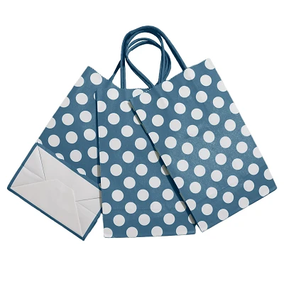 Classic Polka Dot Paper Gift Bags high quality