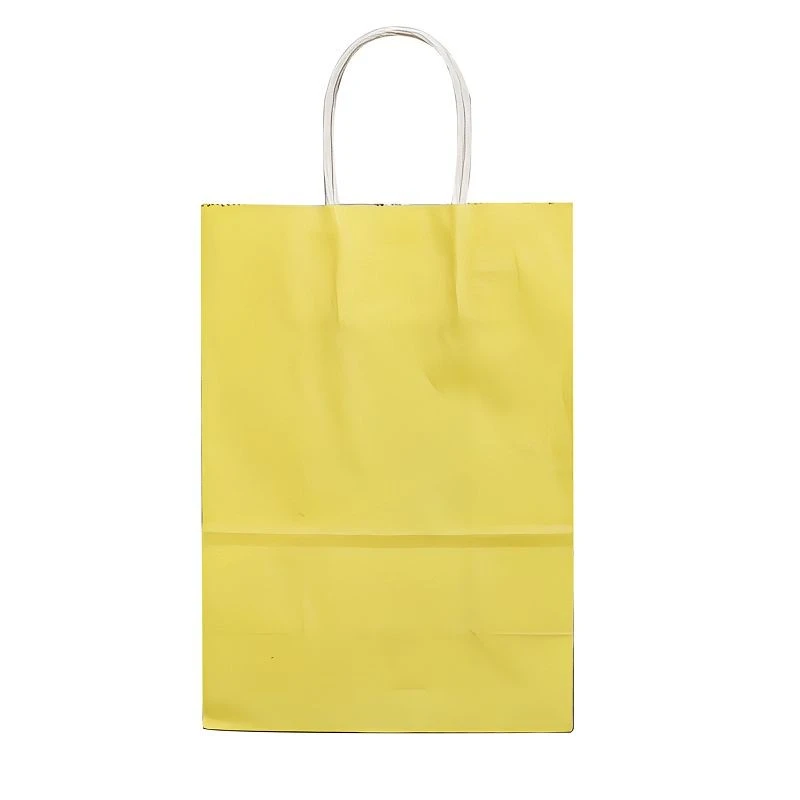 Classic Solid Color Paper Gift Bags factory