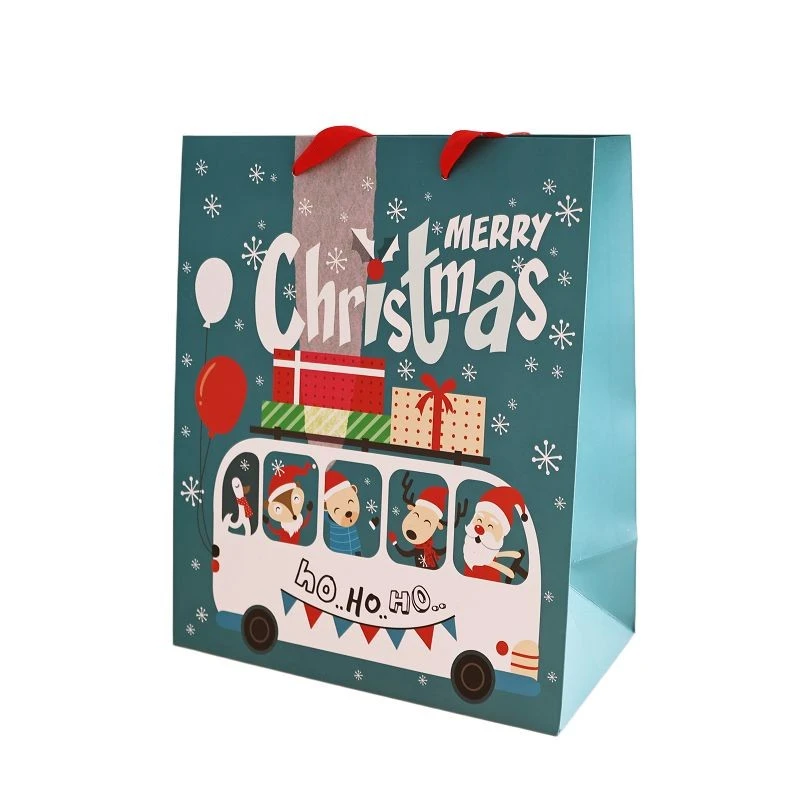 Cute Camper Van Christmas Paper Gift Bag best