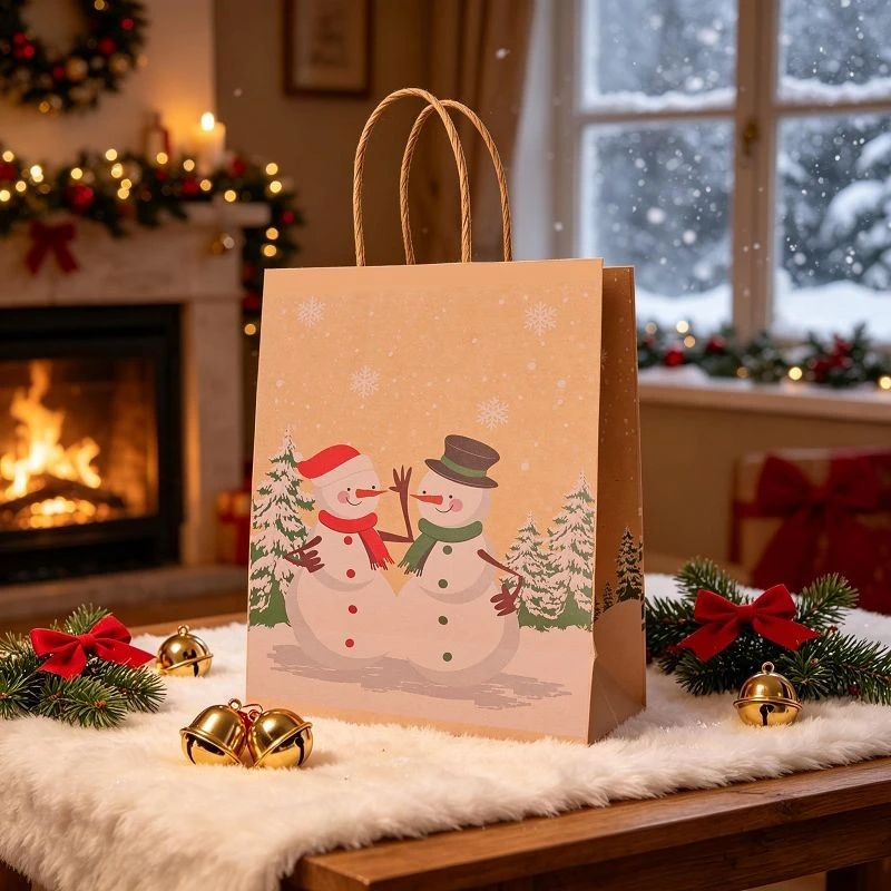 Cute Christmas Character Paper Gift Bags best