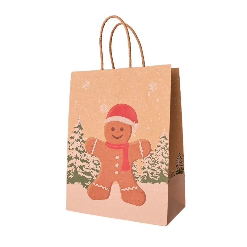 Cute Christmas Character Paper Gift Bags high quality