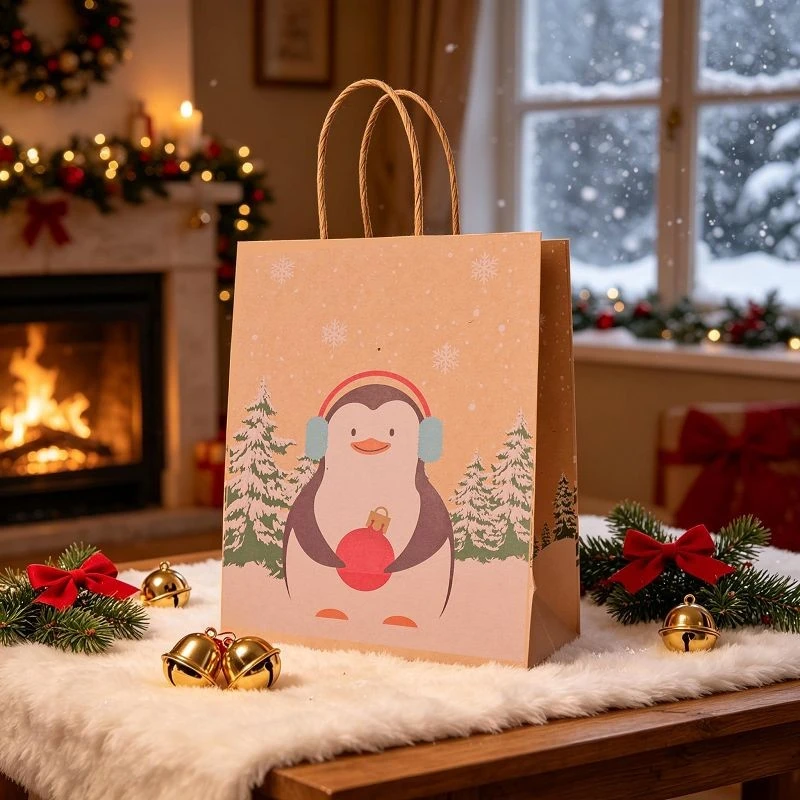 Cute Christmas Character Paper Gift Bags best