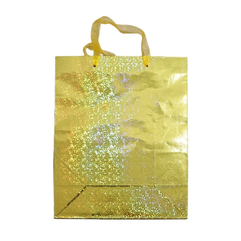 Holographic Iridescent Paper Gift Bags factory