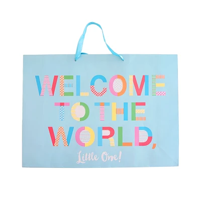 New Baby Arrival Gift Paper Bags factory
