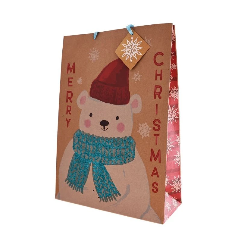 Rustic Christmas Paper Gift Bags best