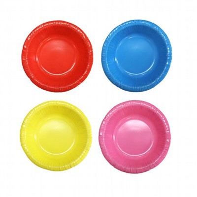 Colored Paper Round Bowl