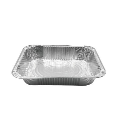 Disposable Rectangular Aluminum Foil Baking Pans without Roll Edge