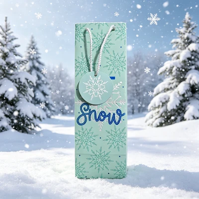 Winter Theme Paper Gift Bags high quality